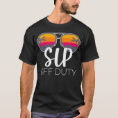 Speech Language Patholoog SLP Off Duty Sunglasse T-shirt (Voorkant)