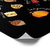 Speech Language Patholoog Speech Therapy SLP Fal Poster (Hoek)