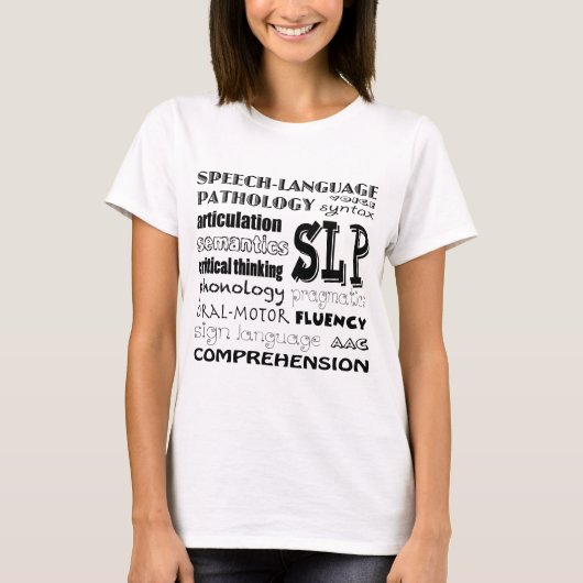 Speech Language Patholoog T-shirt (Voorkant)