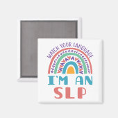 Speech Pathologist Bekijk je taal als SLP Magneet (Voorkant / Achterkant)