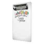 Speech Pathologist Mini Clipboard Klembord (Angled2)