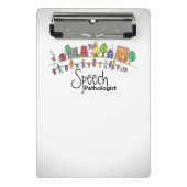 Speech Pathologist Mini Clipboard Klembord (Voorkant)