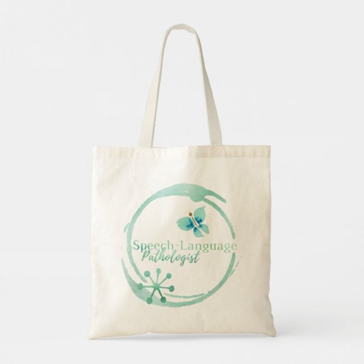 Speech Pathologist's Fresh Design Canvas tas (Achterkant)