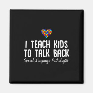 Speech Pathology Therapy Talk Autism Awareness Mon Magneet