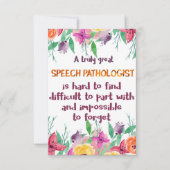 Speech Patholoog Gift School Language Therapist (Voorkant)