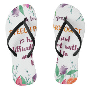 Speech Patholoog Gift School Language Therapist Teenslippers