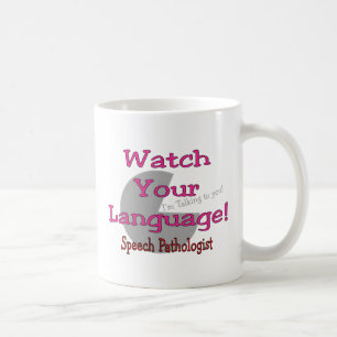 Speech Patholoog "Let op je taal" Koffiemok