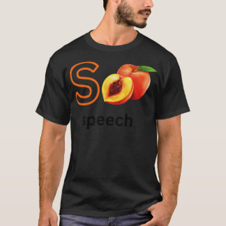 Speech Speech Schattige Speech Therapeut T-shirt