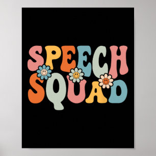 Speech Squad Fun Byck naar de leerlingen van de le Poster