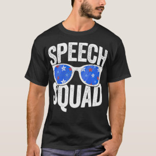 Speech Squad Funny Language Patholoog beste friet T-shirt