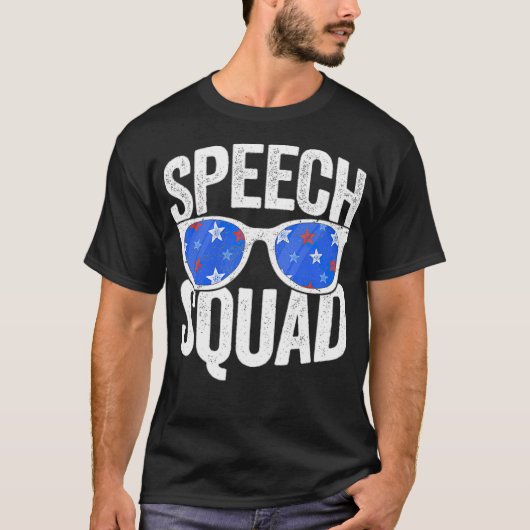 Speech Squad Funny Language Patholoog beste friet T-shirt (Voorkant)
