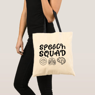 Speech Squad Pathology Teacher Verjaardag Cadeau Tote Bag