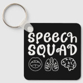 Speech Squad SLP logopedist Grappig Sleutelhanger (Voorkant)