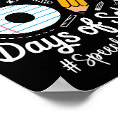 Speech Teacher Survived 67 Days Of School Humor De Poster (Hoek)