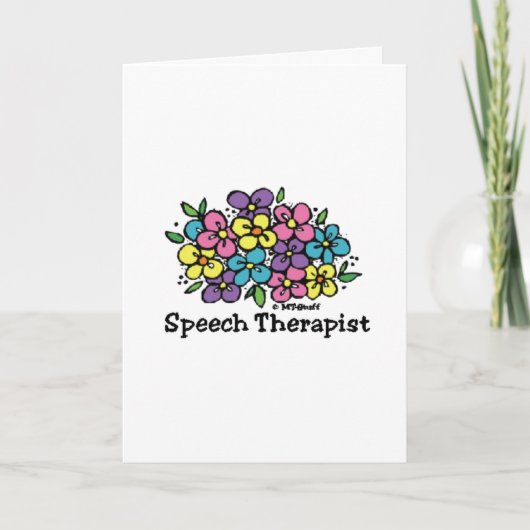 Speech Therapist Bedankt (Voorkant)
