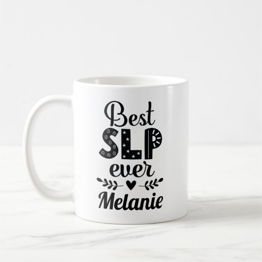 Speech Therapist Beste SLP ooit Koffiemok (Links)