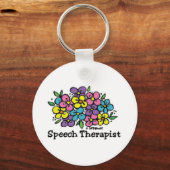 Speech Therapist Blooms1 Sleutelhanger (Voorkant)
