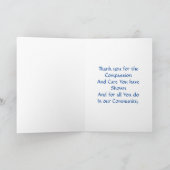 Speech Therapist Butterflies Bedankkaart (Binnen)