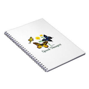 Speech Therapist Butterflies Notitieboek