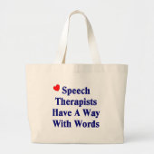 Speech Therapist Canvas tas (Voorkant)