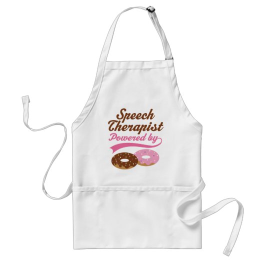 Speech Therapist Funny Gift Standaard Schort (Voorkant)