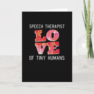 Speech Therapist Gift Kaart