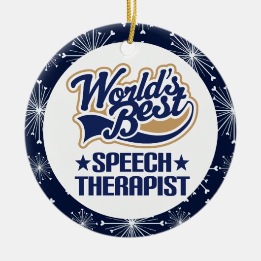 Speech Therapist Gift Ornament (Voorkant)