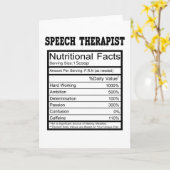 Speech Therapist Kaart (Gele Bloem)