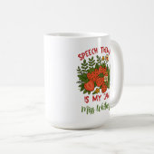 Speech Therapist Language Pathologist SLP Teacher Koffiemok (Voorkant rechts)