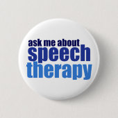 Speech Therapist Ronde Button 5,7 Cm (Voorkant)