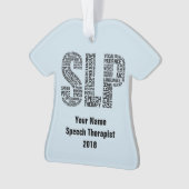 Speech Therapist SLP Ornament (voorkant)