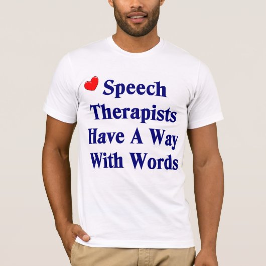 Speech Therapist T-shirt (Voorkant)
