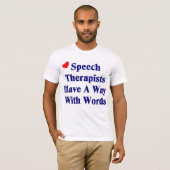 Speech Therapist T-shirt (Voorkant volledig)