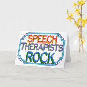 Speech Therapists Rock Kaart (Gele Bloem)