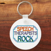 Speech Therapists Rock Sleutelhanger (Voorkant)