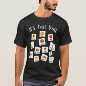 Speech Therapy Aac Slp Herfst Speech Language Path T-shirt (Voorkant)