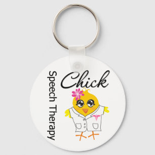 Speech Therapy Chick Sleutelhanger