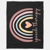 Speech Therapy I Fleece Deken (Voorkant)