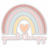 Speech Therapy I Sticker (Voorkant)