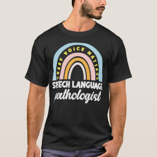 Speech Therapy SLP Funny Speech Language Pathologi T-shirt