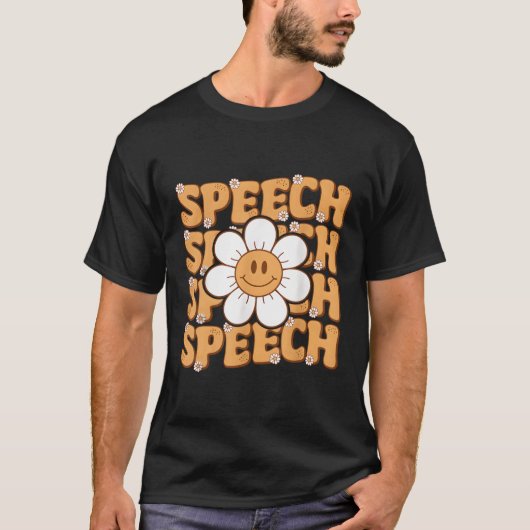 Speech Therapy Speech Language Patholoog Therapi T-shirt (Voorkant)