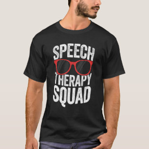 Speech Therapy Squad Grappige SLP voor Vrouwen Vri T-shirt