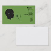 Speech Therapy Visitekaartje (Voorkant / Achterkant)