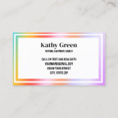 Speech Therapy Visitekaartje (Achterkant)