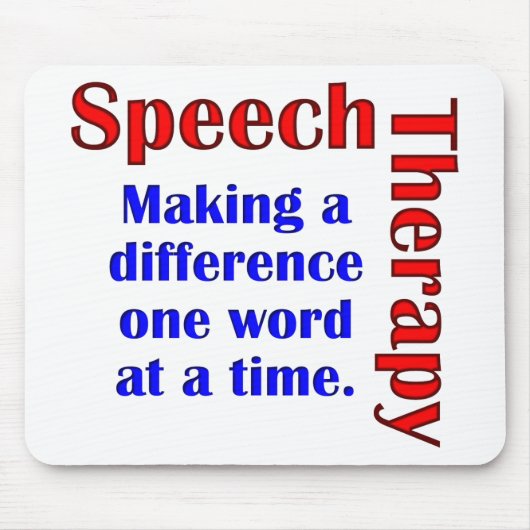 Speech Thereapy Muismat (Voorkant)