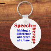 Speech Thereapy Sleutelhanger (Voorkant)