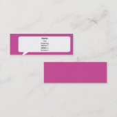 Speechbox - Skinny Mini Visitekaartje (Voorkant / Achterkant)