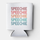 Speechie Retro Speech Patholoog SLP Blikjeskoeler (Voorkant)