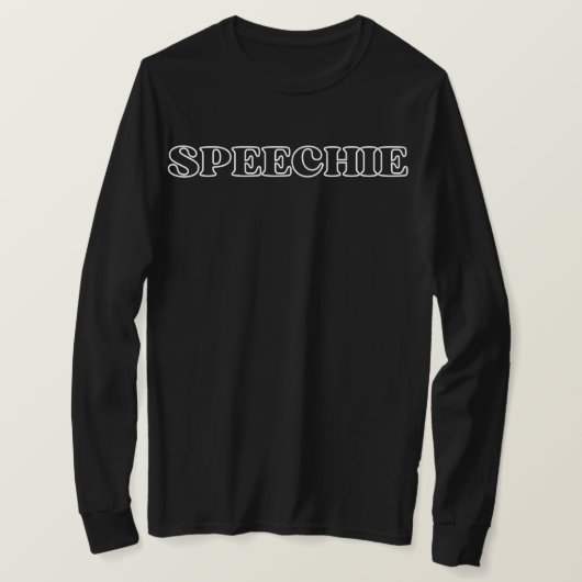 SPEECHIE Shirt, Spraaktaal Patholoog Gift, T-shirt (Design voorkant)