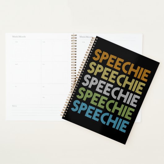Speechie Speech Language Patholoog Therapist Planner (Display)